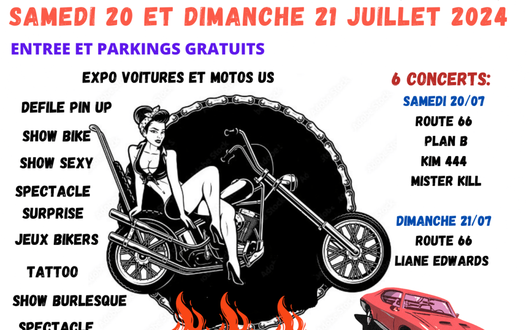 AMERICAN LUBERON MOTORS WEEK – 2ème édition au plan d’eau à Apt qui se déroulera le 20 et 21 juillet 2024