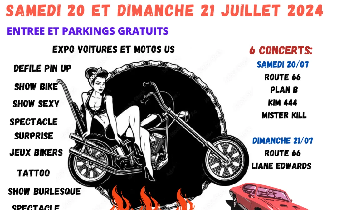 AMERICAN LUBERON MOTORS WEEK – 2ème édition au plan d’eau à Apt qui se déroulera le 20 et 21 juillet 2024